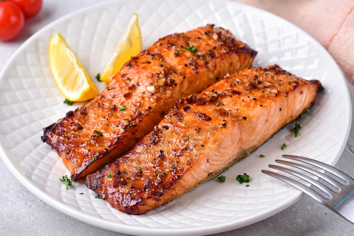 Air Fryer BBQ Salmon Recipe
