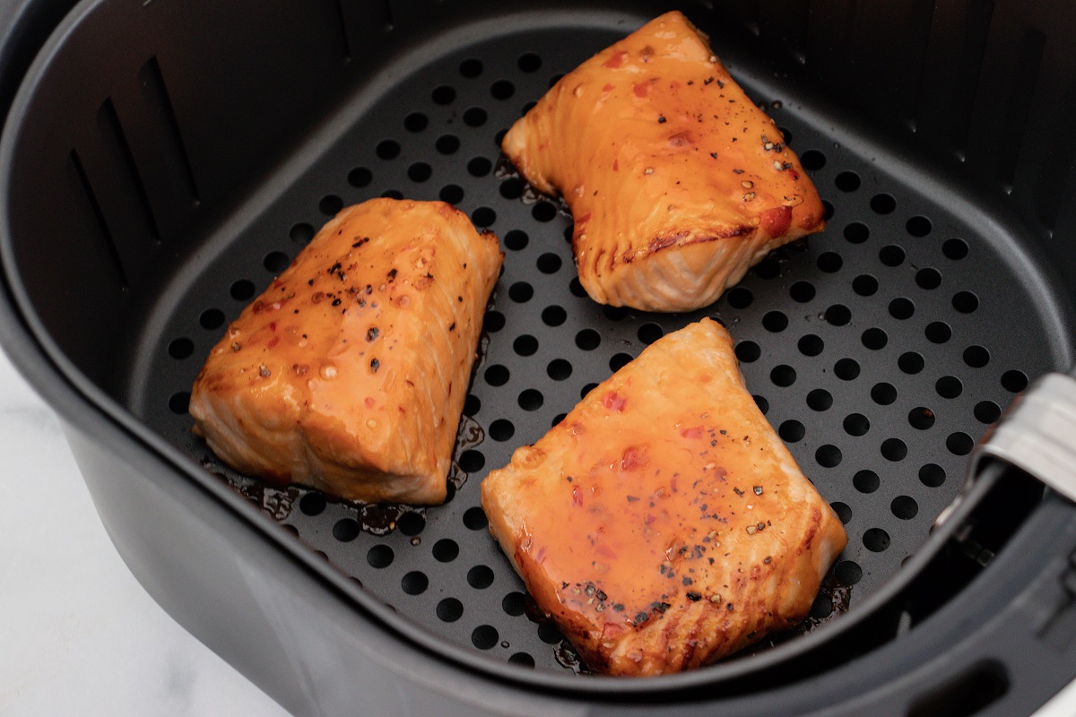Air Fryer Lemon Dill Salmon Recipe