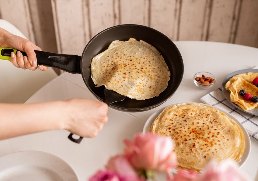 sweet churro pancake recipe