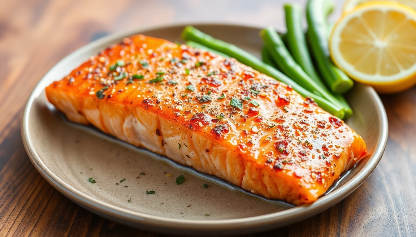 Air Fryer Garlic Butter Salmon Recipe