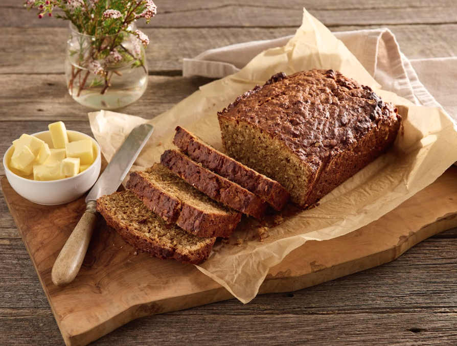 banana bread with applesauce recipe