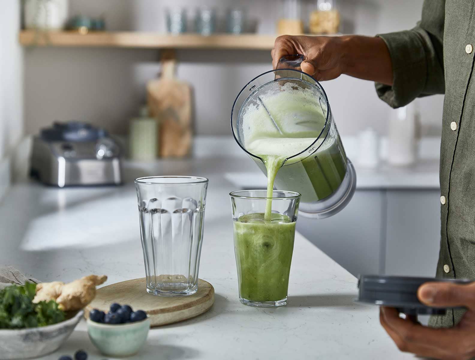 grind rice in blender