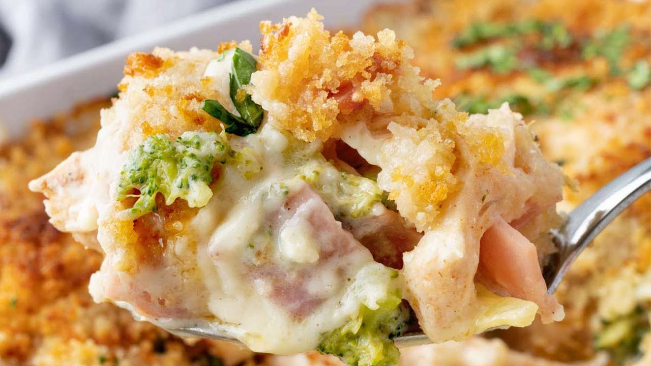 Creamy Chicken Cordon Bleu Casserole Creamy Chicken Cordon Bleu Casserole Recipe