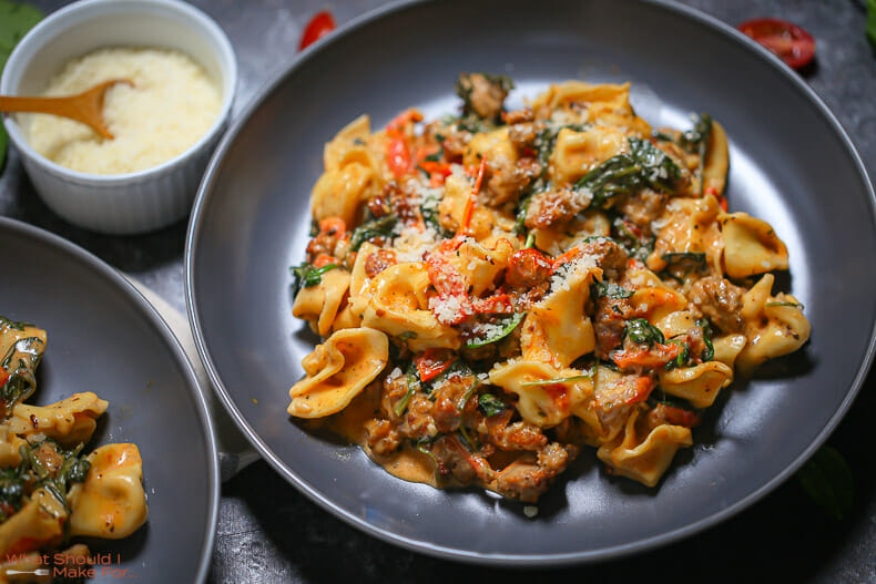 One-Pot Italian Sausage and Tortellini One-Pot Italian Sausage and Tortellini Recipe